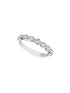 Morris & David 14k White Gold & 0.34 Tcw Diamond Band Ring