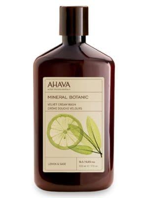 Ahava Mineral Botanic Velvet Cream Wash Lemon And Sage