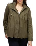 Lucky Brand Hooded Zip-front Jacket