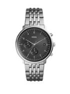 Fossil Chase Timer Logo Stainless Steel Bracelet Watch