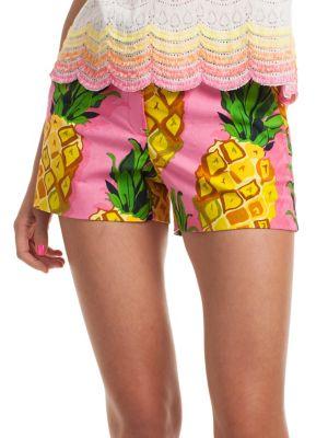 Trina Turk California Dreaming Corbin 2 Pineapple Shorts