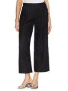 Vince Camuto Oasis Bloom Linen Cropped Pants