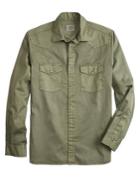 Brooks Brothers Red Fleece Dyed Cotton Twill Shirt