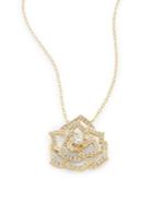 Nadri Rose Cubic Zirconia Pendant Necklace