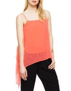 Vince Camuto Dotted Draped Tank
