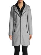 Kenneth Cole New York Essential Full-zip Hooded Coat