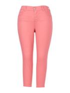 Melissa Mccarthy Seven7 Cotton-blend Five-pocket Style Pants