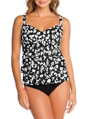 Shape Solver Sweet Printed Tankini