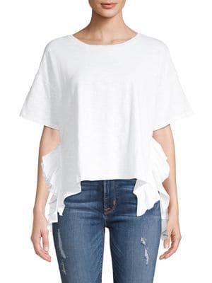 Lord Taylor Ruffle Hem Blouse