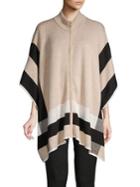 Jones New York Mockneck Zip-front Poncho