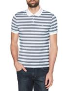 Original Penguin Pointelle Stripe Short Sleeve Polo Shirt