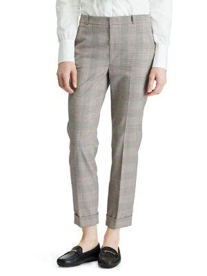 Lauren Ralph Lauren Glen Plaid Stretch Skinny Pants