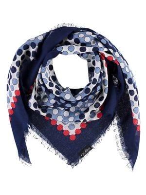 Fraas Dotted Blocks Square Scarf
