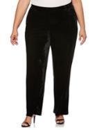 Rafaella Plus Velvet Straight Leg Pants