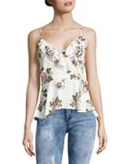 Collective Concepts Floral Peplum Top