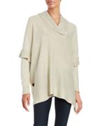 Design Lab Lord & Taylor Knit Poncho Sweater