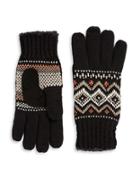 Isotoner Lined Fair Isle Gloves