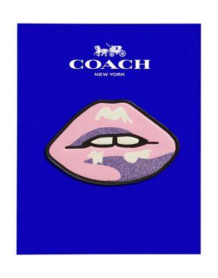 Coach Pretty Lips Leather Patch