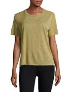 Design Lab Lord & Taylor Semi-sheer Top
