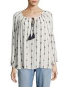 Vero Moda Patterned Peasant Top