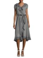 Gabby Skye Striped Knee-length Dress
