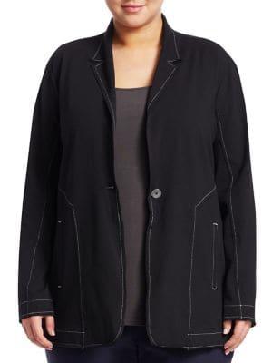 Nic+zoe Plus Perfect Seamed Blazer