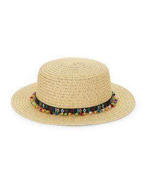 Steve Madden Pom-pom Accented Fedora