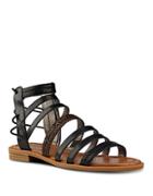 Nine West Xema Leather Caged Sandals