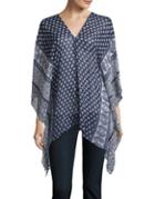 Two By Vince Camuto Paisley Printed Poncho
