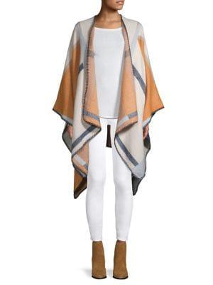 Cejon Geometric-print Poncho