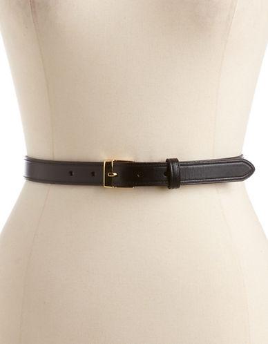 Lauren Ralph Lauren Topstitched Leather Belt