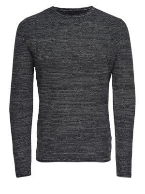 Only And Sons Structure Melange Knit Sweater