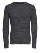 Only And Sons Structure Melange Knit Sweater