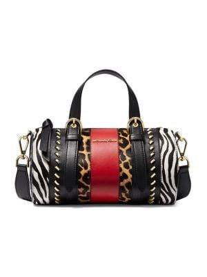 Michael Michael Kors Stanton Calf Hair Leather Messenger Bag