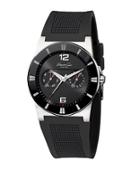 Kenneth Cole Mens Wide Black-band Watch