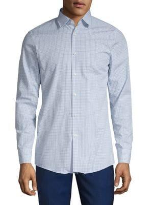 Hugo Mabel Checkered Button-down Shirt