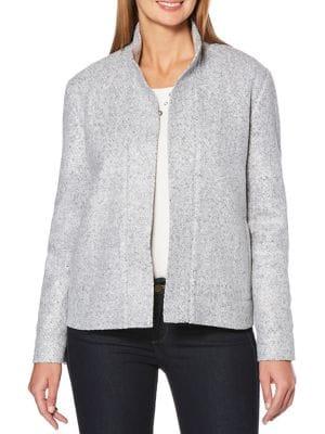 Rafaella Petites Petite Petite Boucle Tweed Jacket