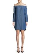 Michael Michael Kors Off-the-shoulder Bell Sleeve Dress
