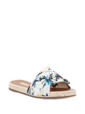 Louise Et Cie Satin Espadrille Slides