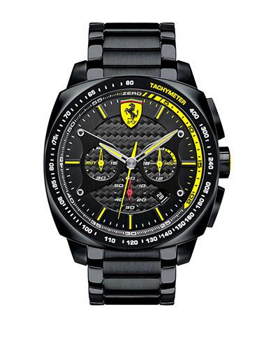 Ferrari Mens Scuderia Aero Evo Black Steel Bracelet Watch