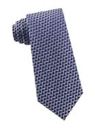 Michael Kors Geometric Silk Woven Tie