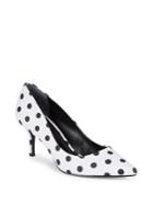 Charles By Charles David Addie Dotted Point-toe Pumps