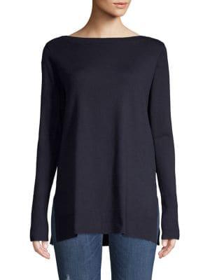 Imnyc Isaac Mizrahi Long-sleeve Boatneck Top