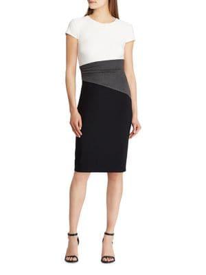 Lauren Ralph Lauren Petite Colorblock T-shirt Dress