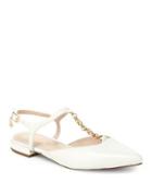 Nanette By Nanette Lepore Angelina Leather Ankle-strap Flats
