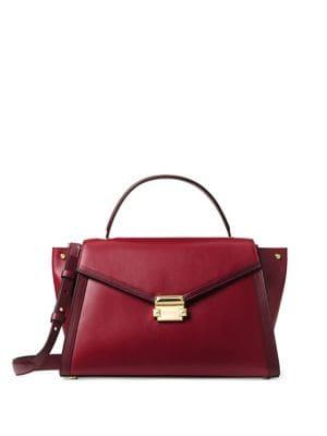 Michael Michael Kors Large Whitney Leather Satchel