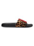 Michael Michael Kors Ayla Calf Hair & Leather Slides