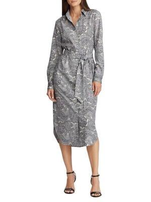 Lauren Ralph Lauren Belted Shirt Dress