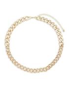 Design Lab Crystal Curb Chain Necklace