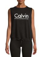 Calvin Klein Performance Logo Muscle Tank Top